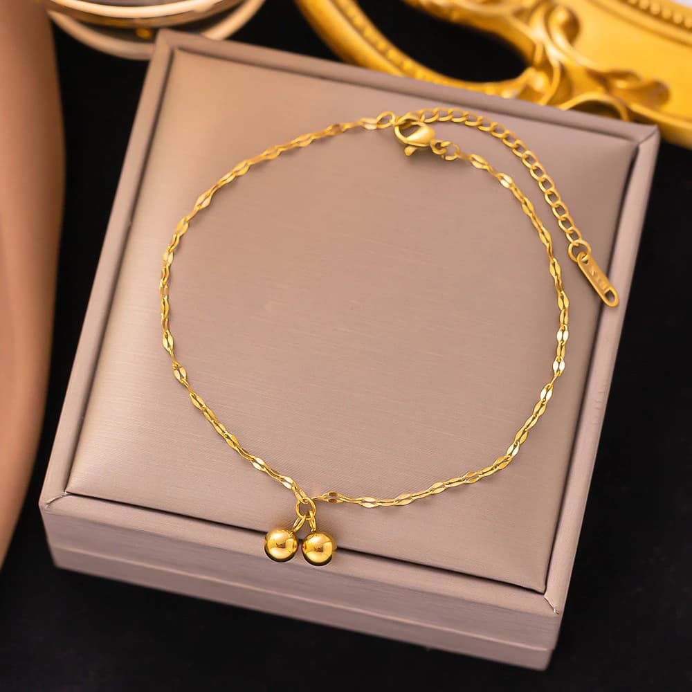 Tobillera Charms Borlas